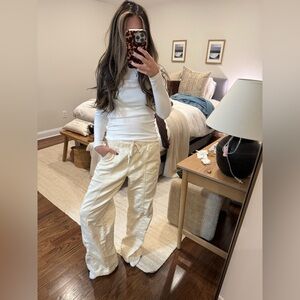 Aerie Me-Day Tie Waist Pant